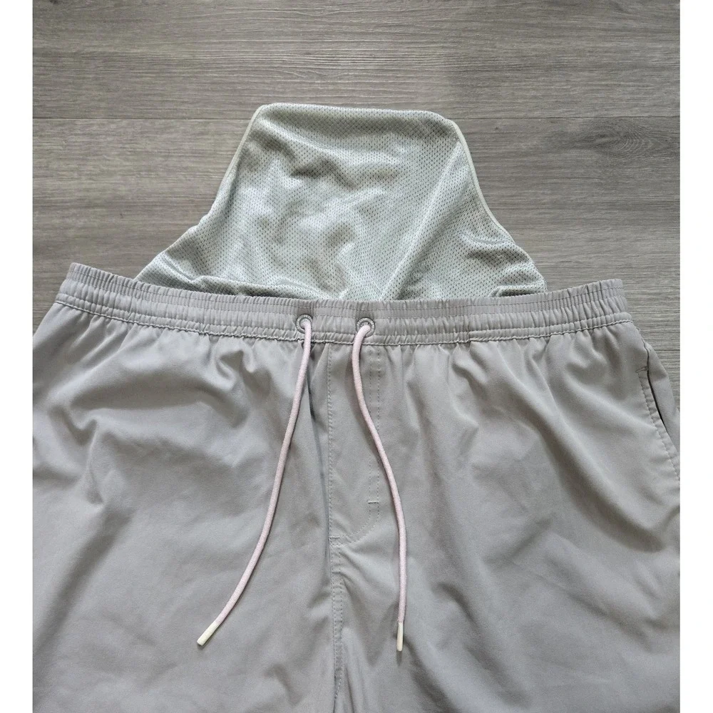 Huk Performance Fishing Men's XXL Gray Swim Trunks Lined Drawstring Shorts